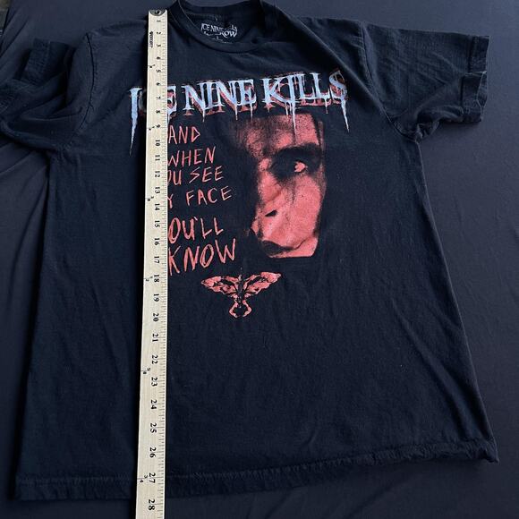 Ice Nine Kills The Crow Shirt Mens Large Black Horror Band Tee Movie Graphic - Picture 6 of 6